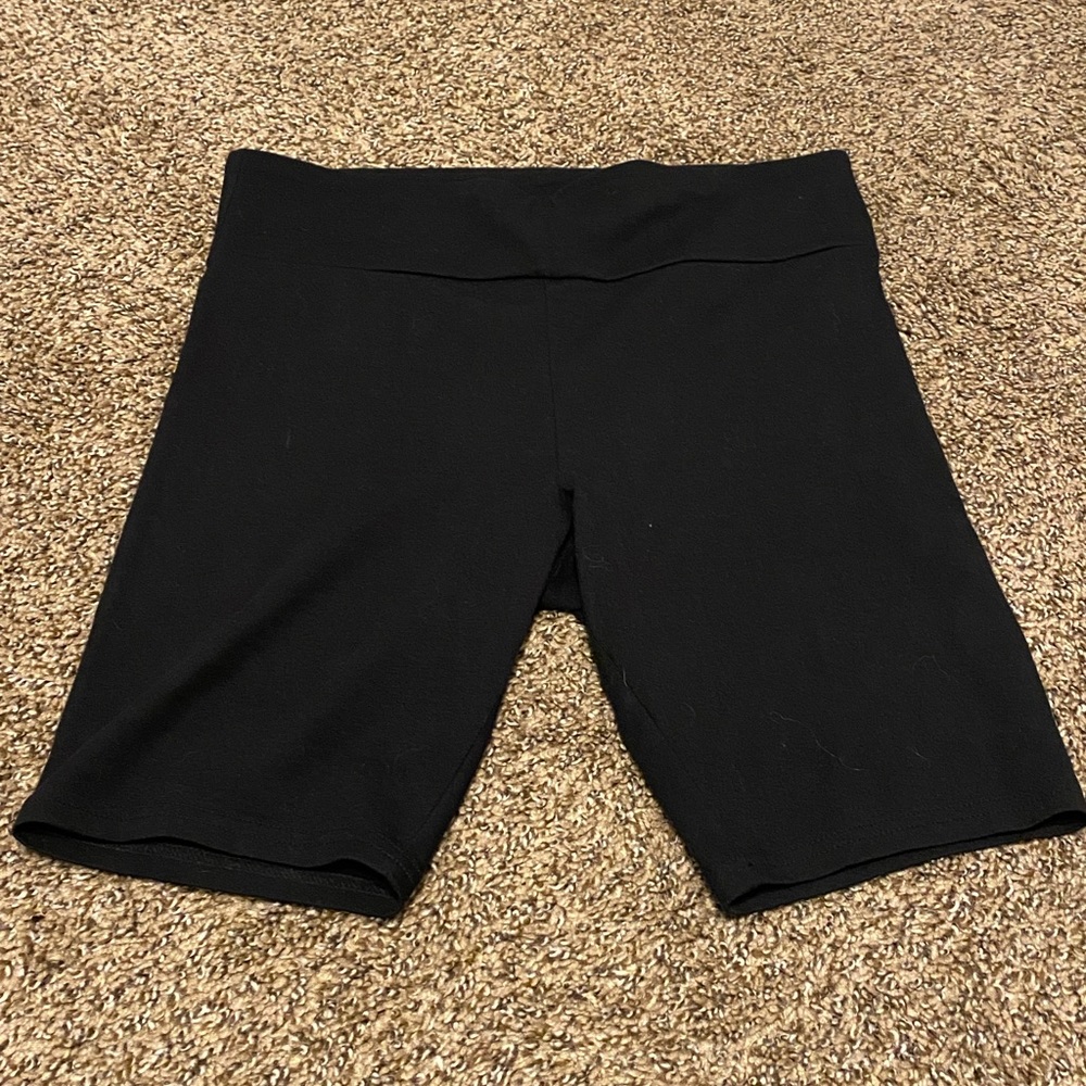 Black biker shorts